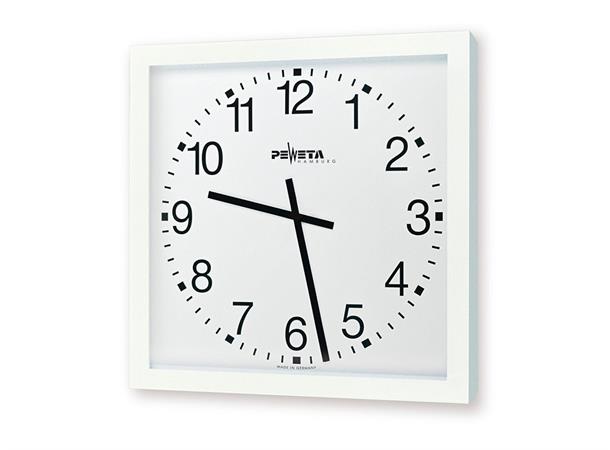 Peweta® Klokke - Standard  - 40 x 40 cm Med arabiske sifre